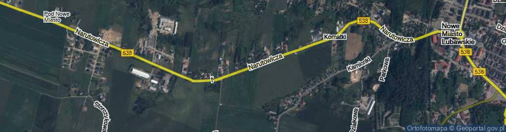 Zdjęcie satelitarne Narutowicza Gabriela ul.
